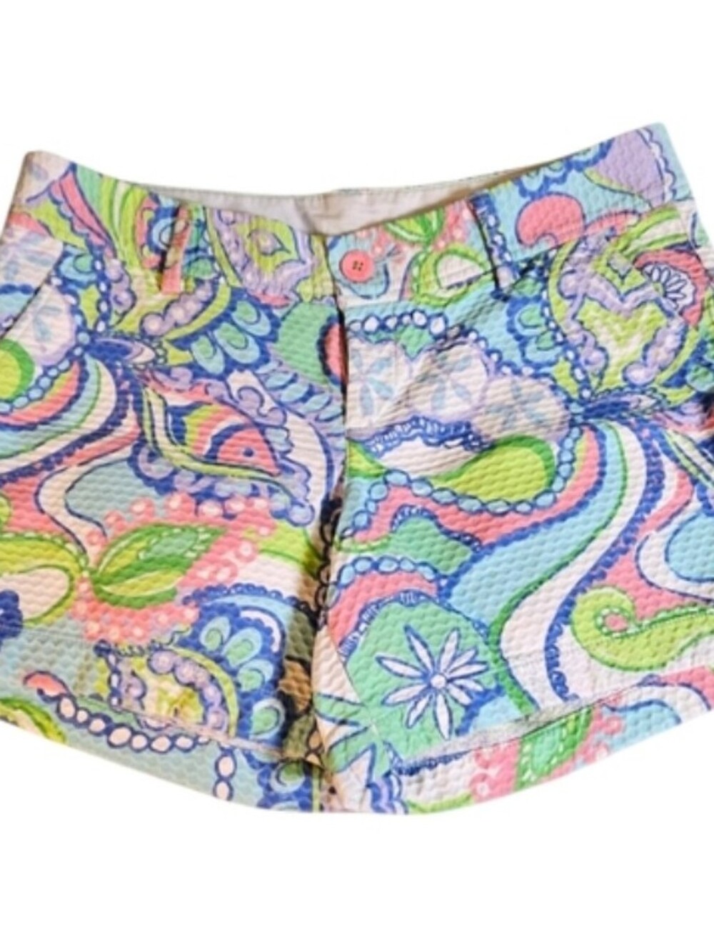 Lilly Pulitzer Pastel Paisley Bermuda "Callahan" Shorts